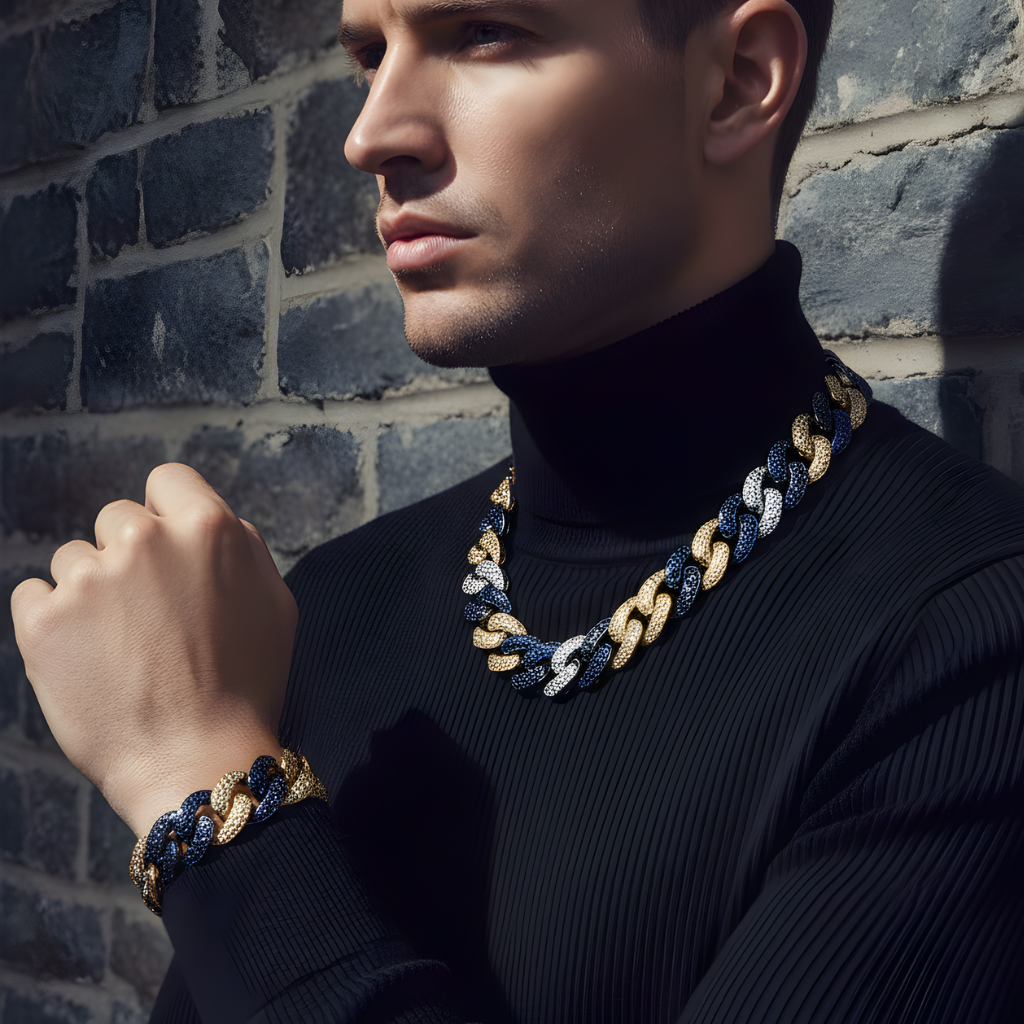 Man Custom Made Diamond Necklace