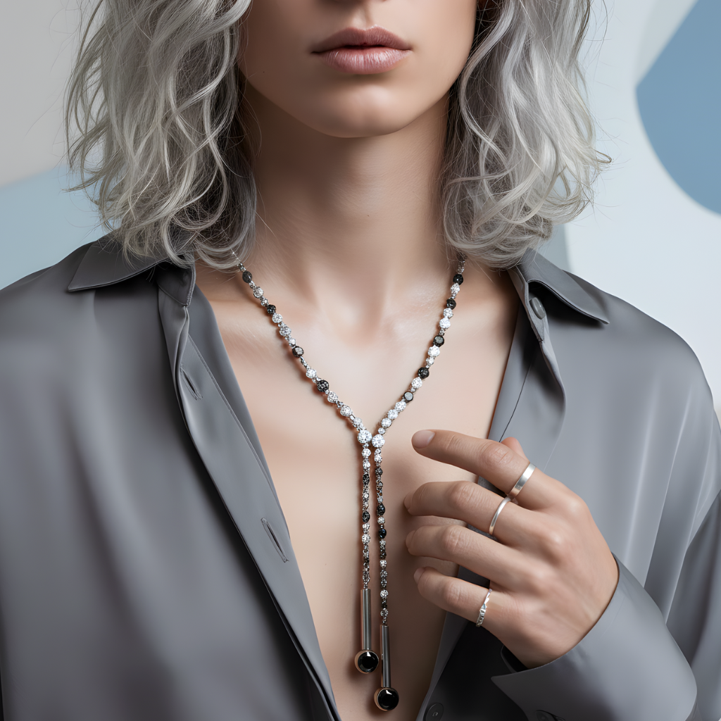 Gender Fluid Lariat Necklace